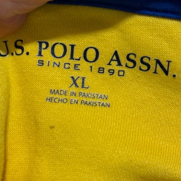 VIntage Yellow Polo Ralph Lauren Hoodie Size XL - Picture 3 of 5
